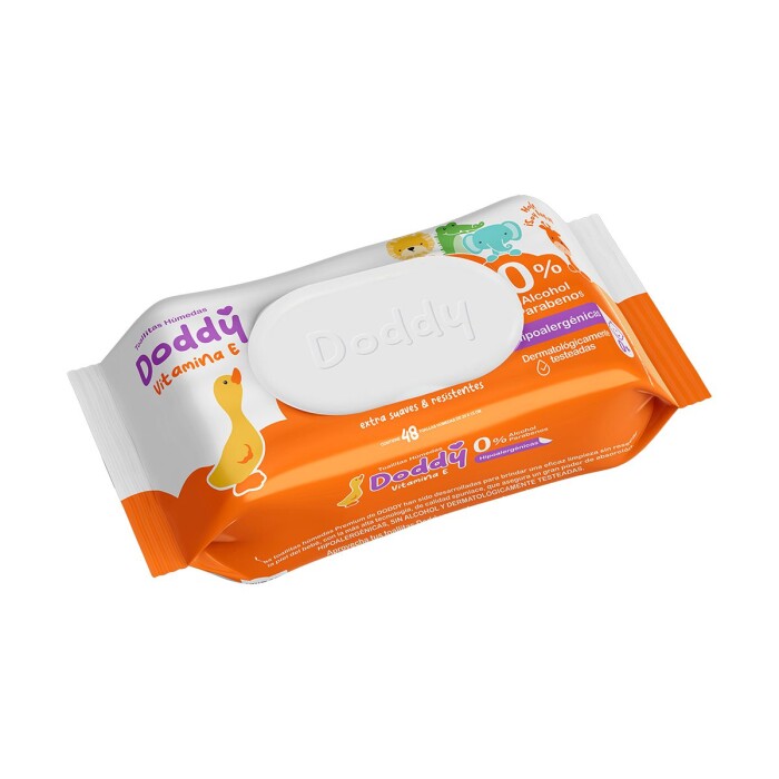 DODDY TOALLITAS HUMEDAS VITAMINA E PAQ. única