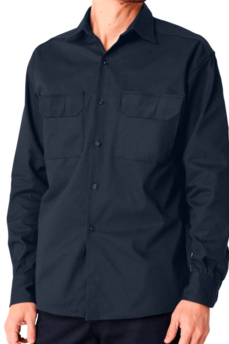 Camisa gabardina de trabajo Azul marino