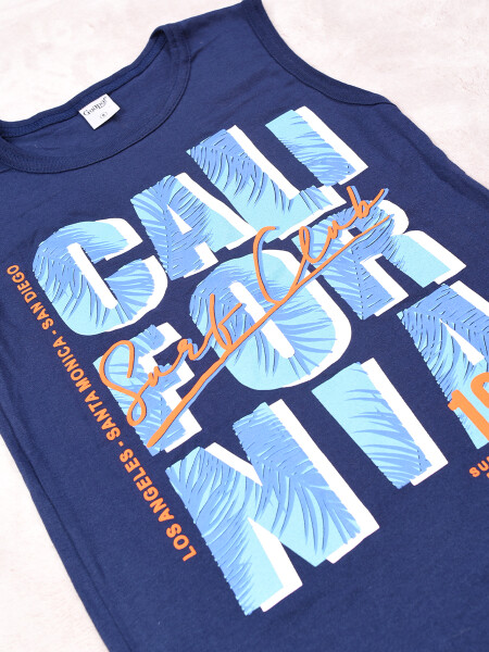 MUSCULOSA CALIFORNIA AZUL