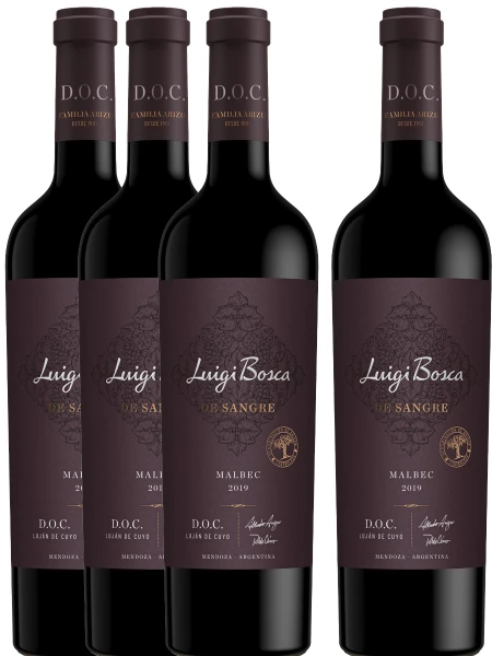 Promo 3+1 Malbec DOC de Sangre Luigi Bosca Promo 3+1 Malbec DOC de Sangre Luigi Bosca