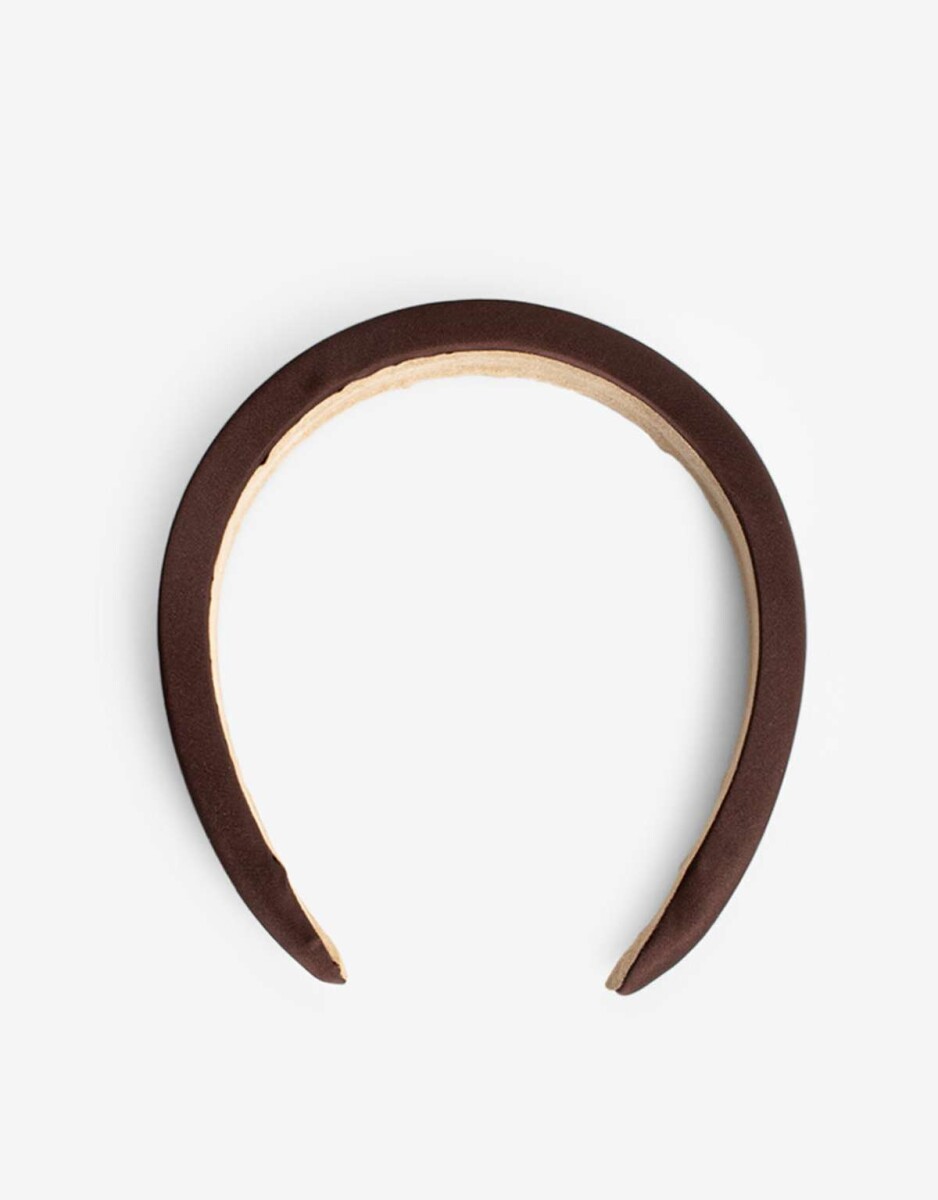 Vincha Rígida Chocolate - Marron chocolate 