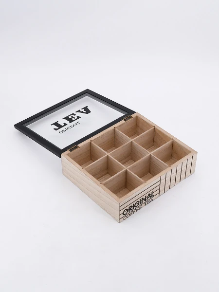 CAJA DE TÉ ORIGINAL MADERA