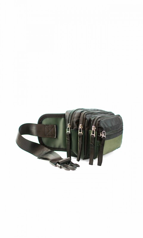 RIÑONERA KARTHALA VERDE Y NEGRO