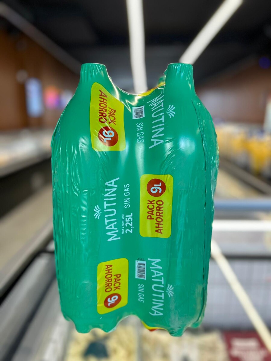 AGUA MATUTINA SIN GAS PACK 9 LITROS 
