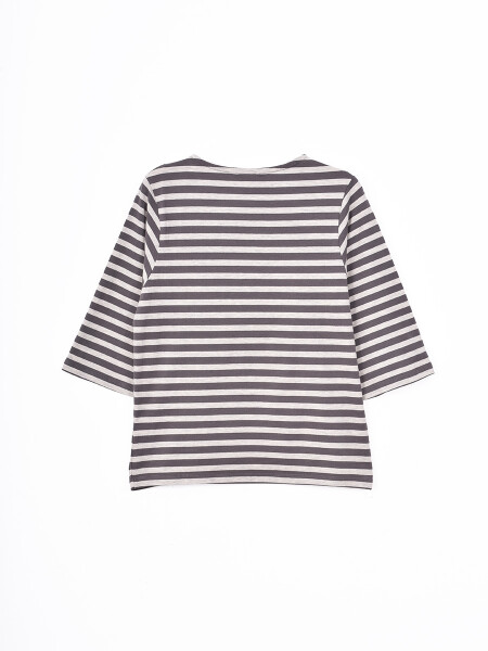 REMERA ALENDRA GRIS MELANGE C