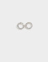 Aros Pasantes Premium Silver Aros - Plateado