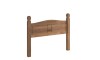 Respaldo 2 plazas Madera Maciza 140cm - Linea Mexicana Oscuro