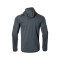Campera de Hombre Topper FZ POLY FLEECE MEN Negro Melange