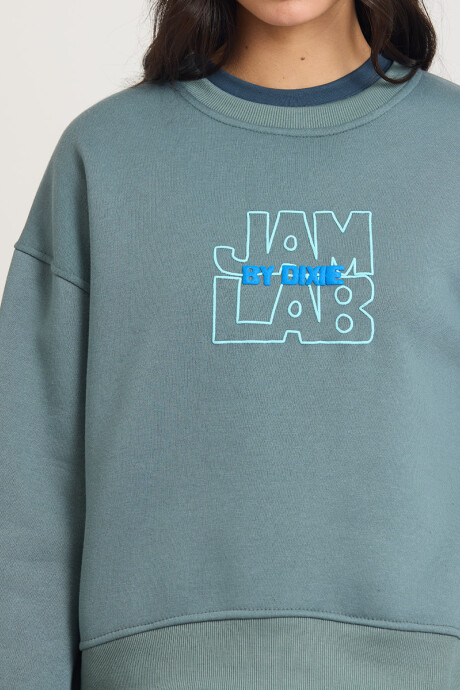 SWEATER JAMINA DIXIE Azul Piedra