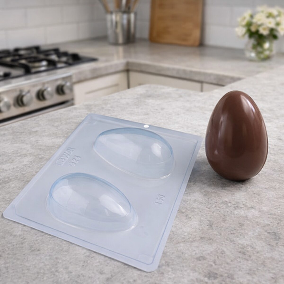 Molde Huevo Pascua 2 Cavidades 150 gr 