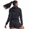 Casaca Running Aero Jacket Mujer Black/silver Reflective
