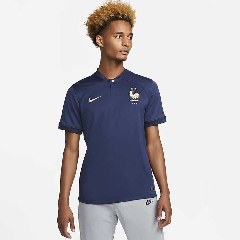 Camiseta De Fútbol Nike Francia Dri-fit Home Camiseta De Fútbol Nike Francia Dri-fit Home