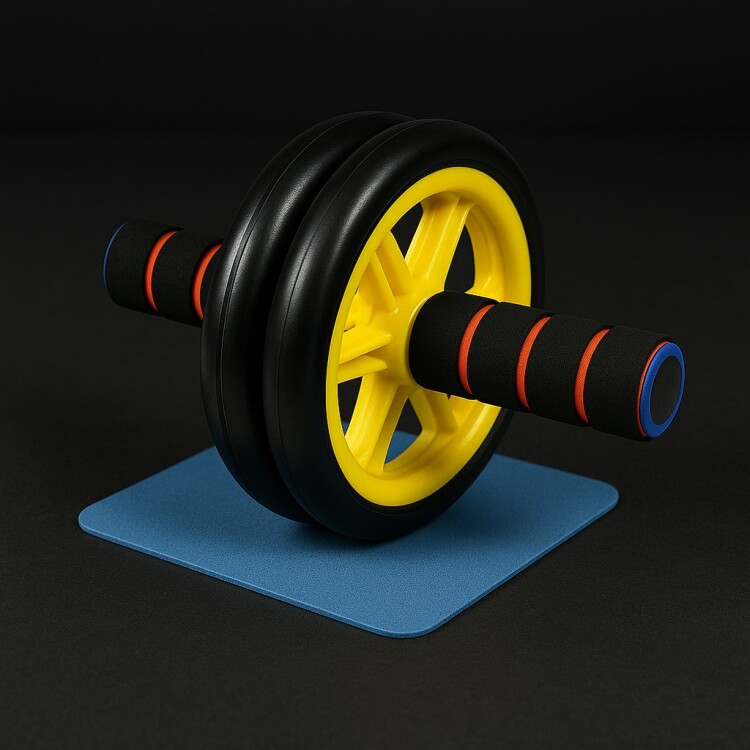 RUEDA PARA ABDOMINALES CON RULEMANES MULTICOLOR