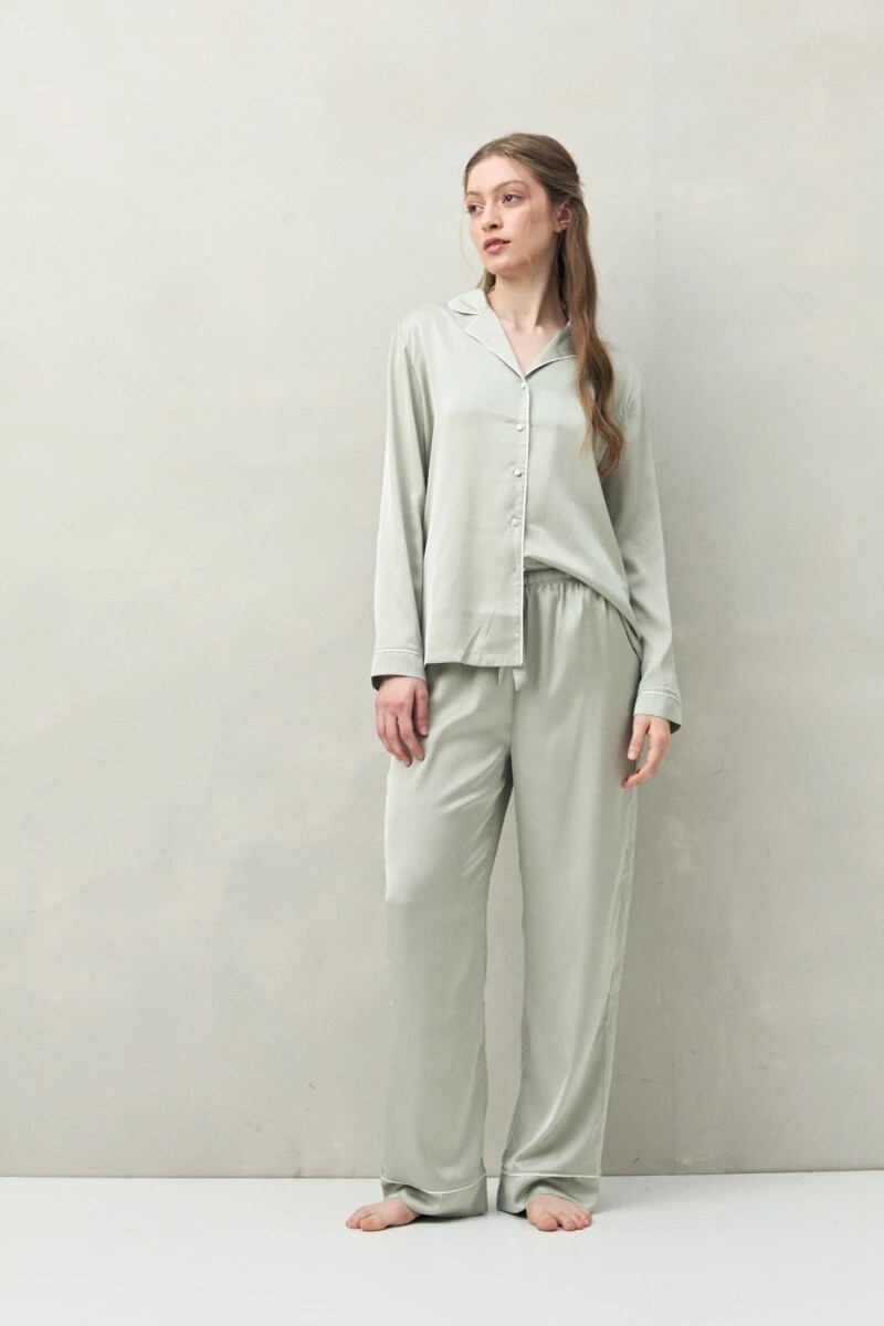 PANTALON D.CASSIN LAVANDA - VERDE 