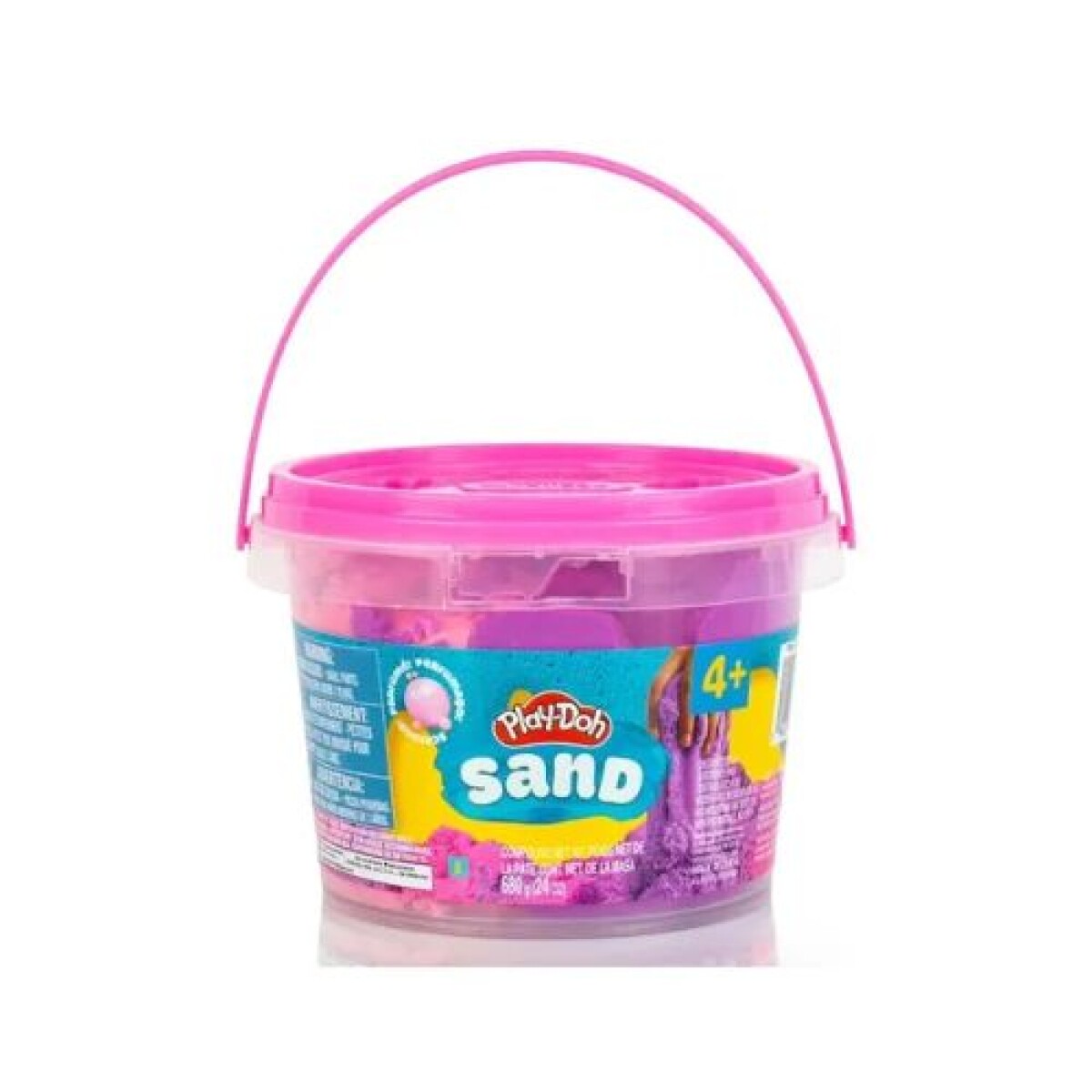 Balde con Arena Moldeable y Estirable Sand 2 Colores Playdoh - Balde Con Arena Moldeable Y Estirable Sand 2 Colores Playdoh 