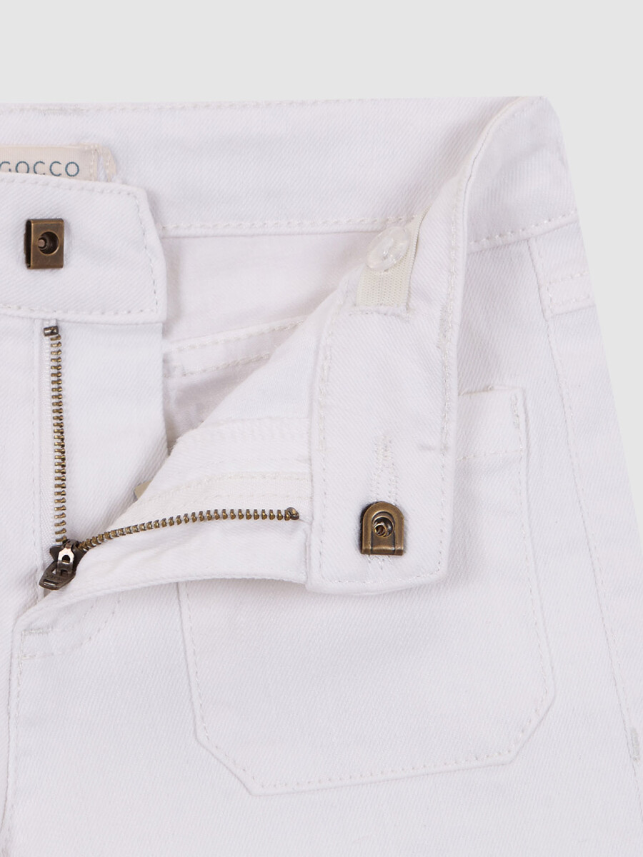 Pantalon Corto Blanco