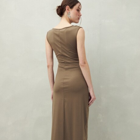 VESTIDO NORRIS Verde Seco