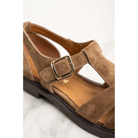 Cangrejera Gamuza Marron