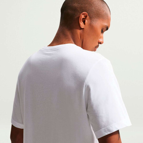 Remera Nike Dri-Fit Tee Run Swoosh de Hombre Blanco