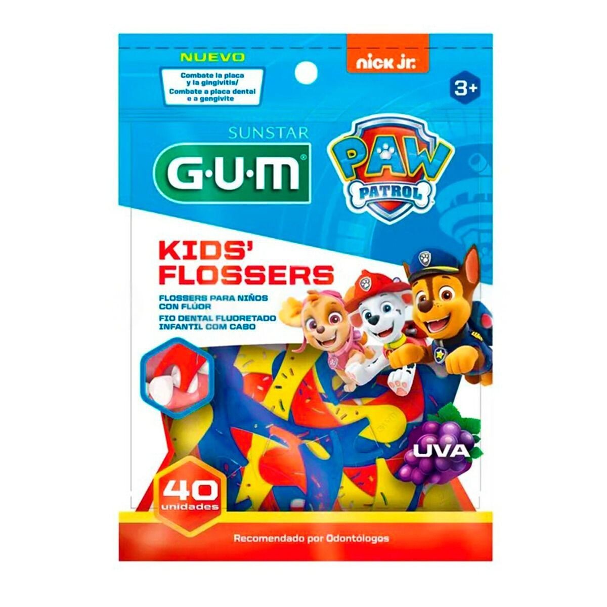 GUM PAW PATROL KIDS FLOSSERS HILO CJ X 4 
