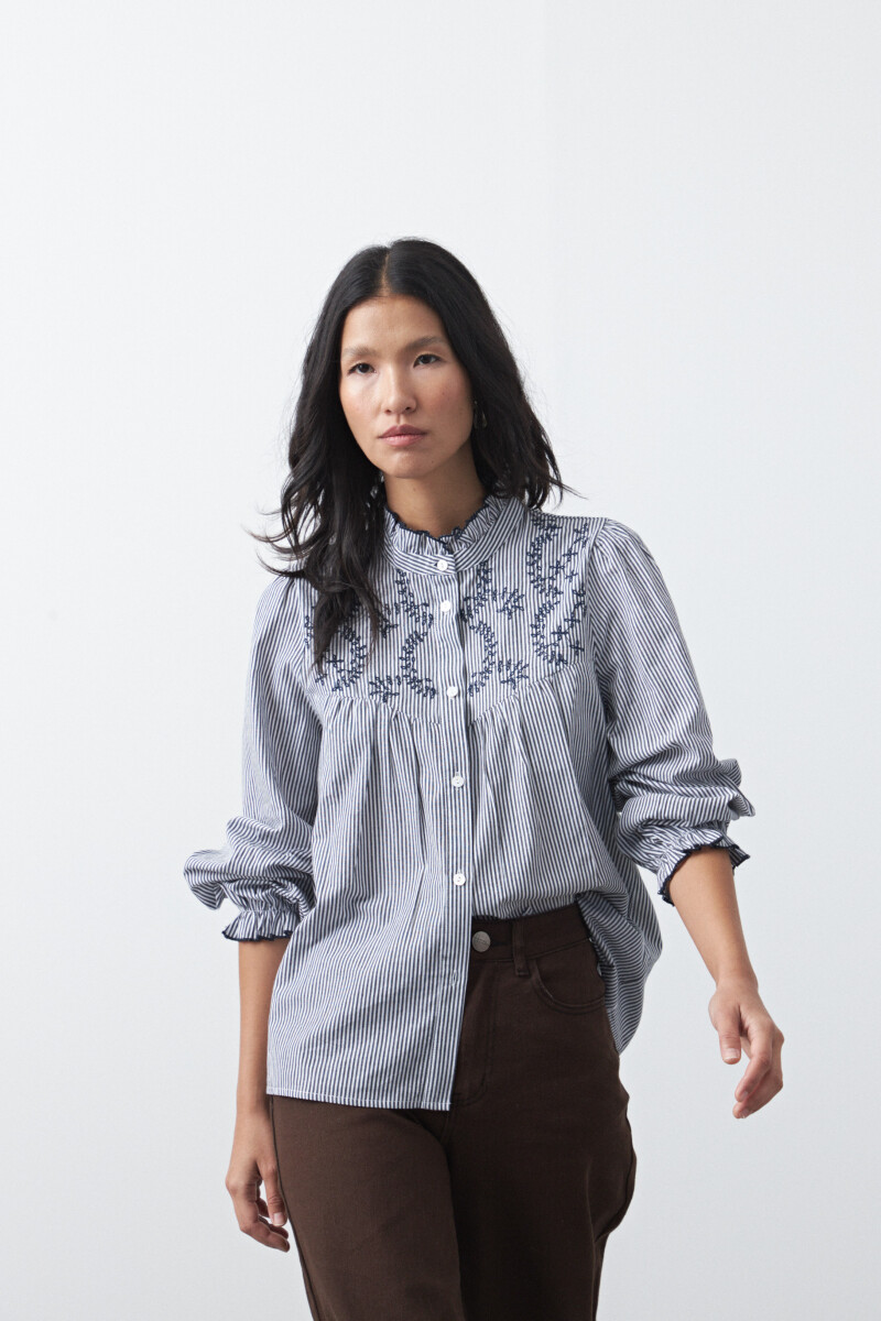 CAMISA FIRA Negro/Blanco