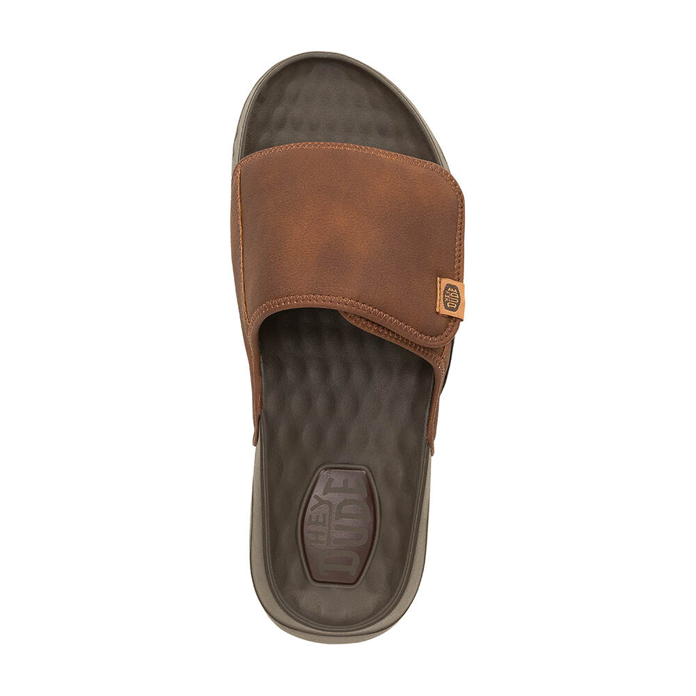 Sandalias Shore Slide Classic - Hombre Downtown Brown/Delicioso Brown