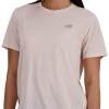 Remera New Balance Athletics Sleeve Quartz Pink Heather