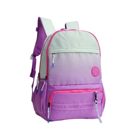 Mochila Trendy diseño Attitude Rosa