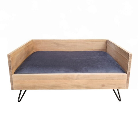 Cama Diseño Sofá Catre Base Madera Mascota Perro Gato Cama Diseño Sofá Catre Base Madera Mascota Perro Gato