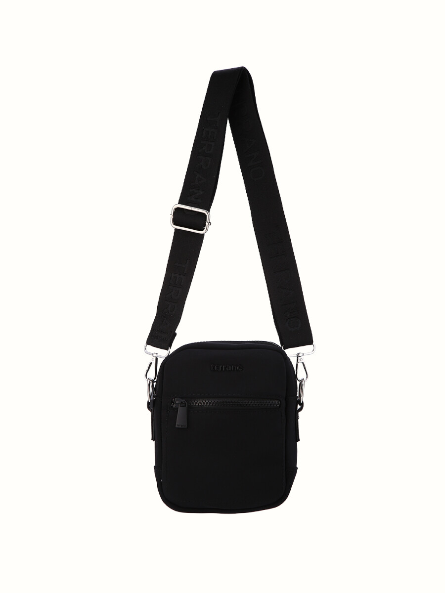 Bandolera Turin Lona - Negro 