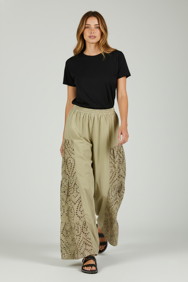 Pantalon Kamelias - Verde Oliva Claro 