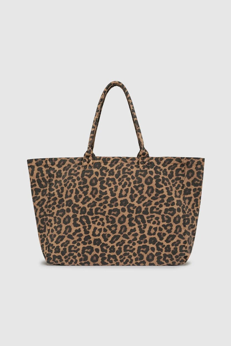 BOLSO LEO TOTE DE LONA Leopardo