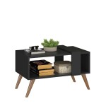 MESA RATONA - ESTILO MINIMALISTA NEGRO