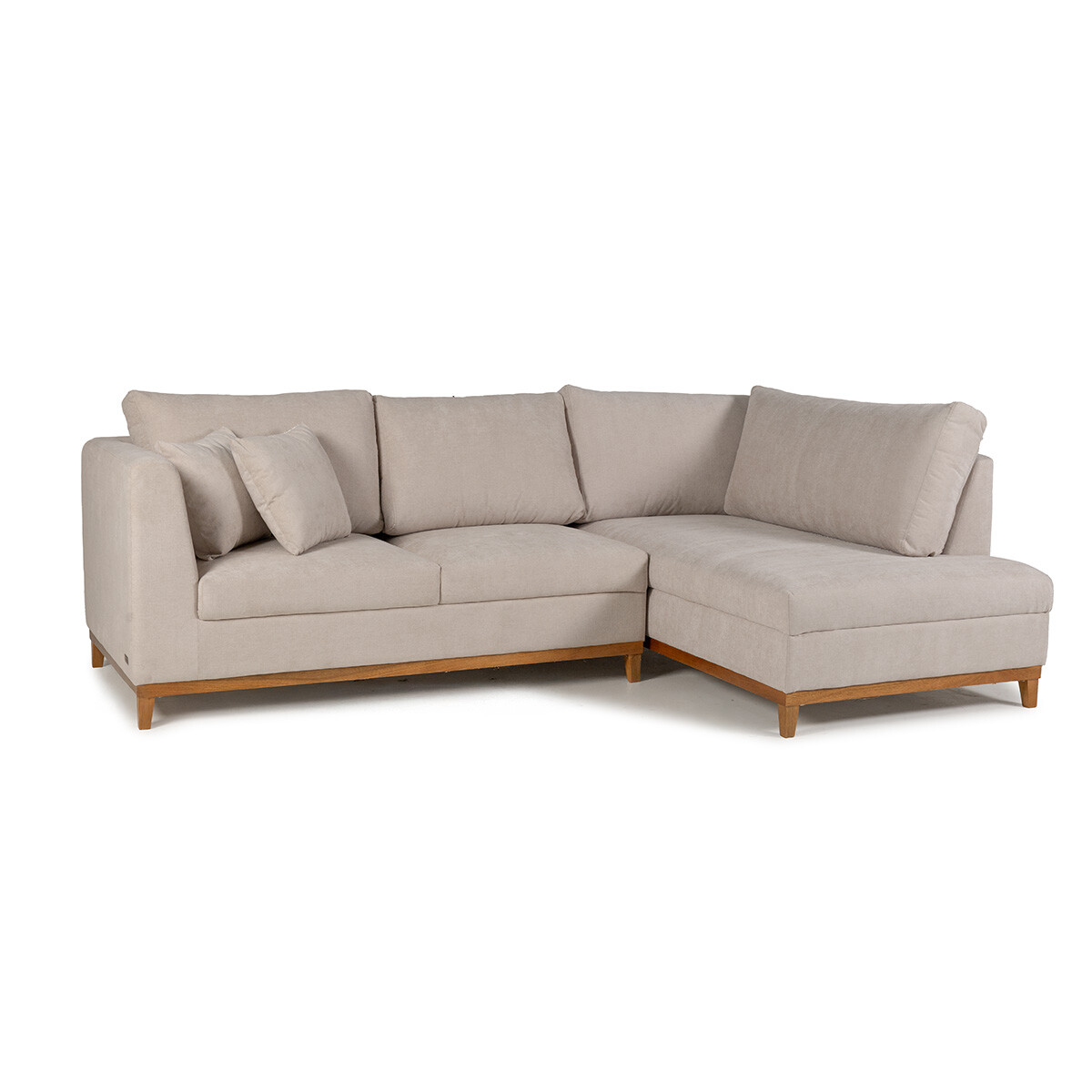 Rinconera Belfast - Tela Microfibra - Chaise derecho - 2226 (Beige) 