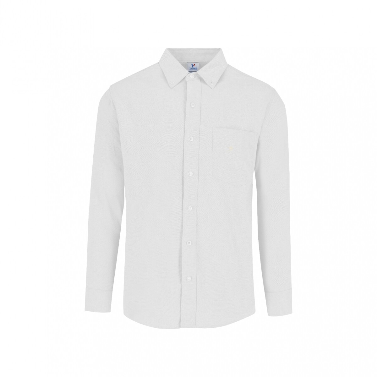 Camisa oxford manga larga - Blanco 