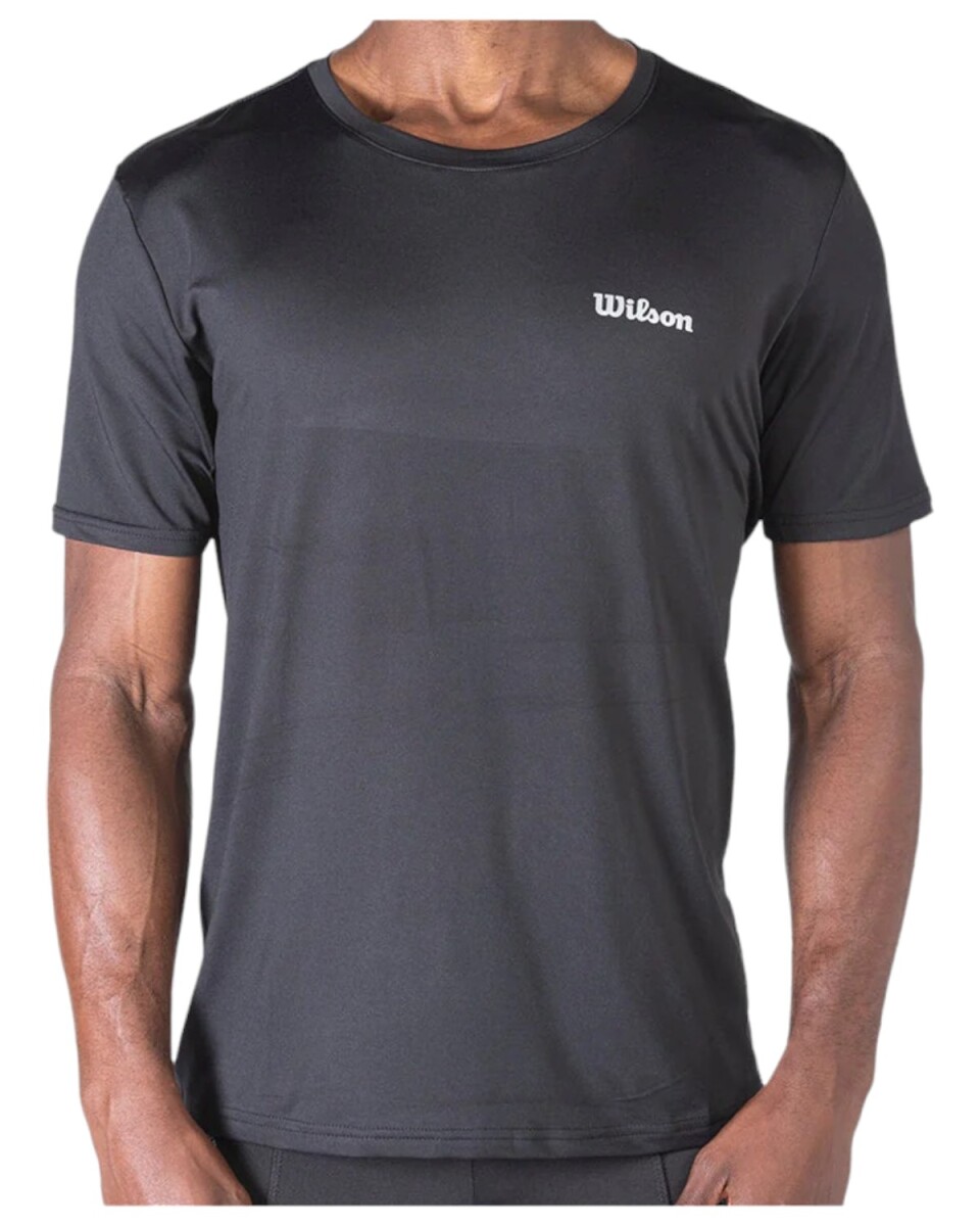 Remera Deportiva para Hombre Wilson Dry Ultra Light Negra - L 