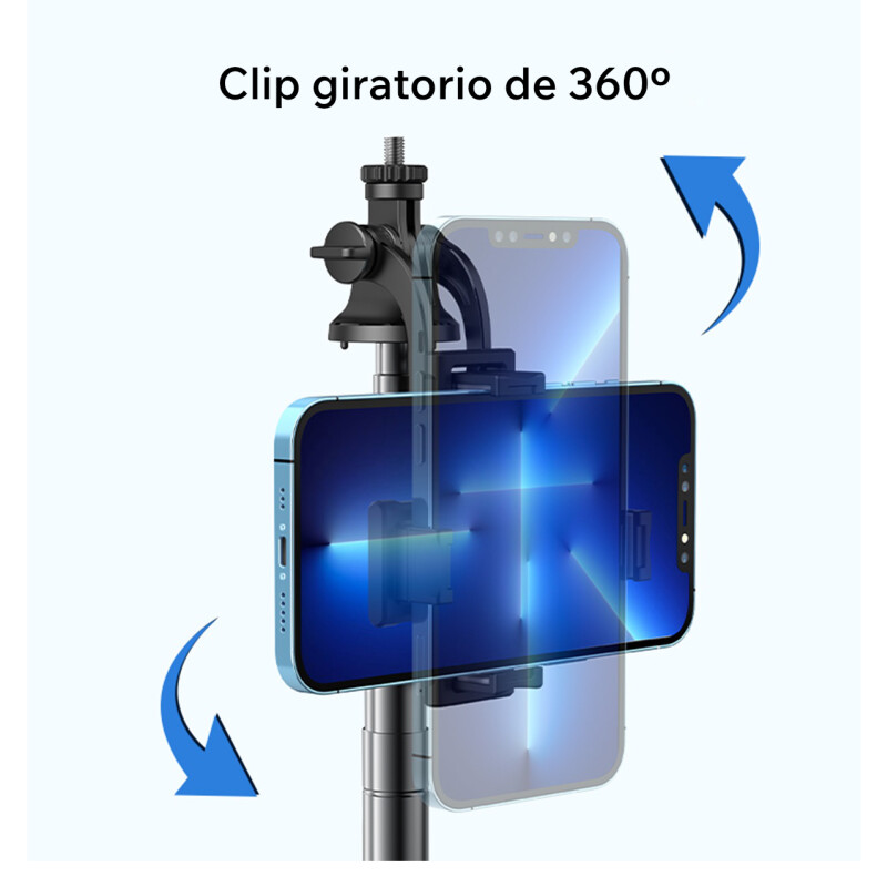 Palo de Selfie Tripode Acero Inoxidable extendible hasta 158 cm Sin Color