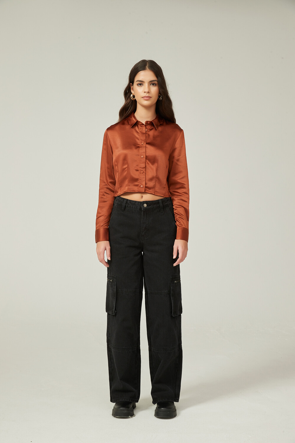 Camisa Jefferson Terracota