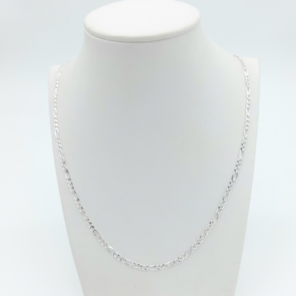 Gargantilla de Plata 925 Figaro - Largo 45 cm x 2.66 mm 