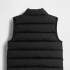 V-FRCH PUFFER VEST BLACK 1
