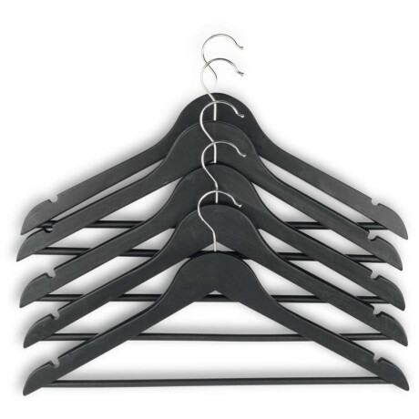 Perchas Helmut L46Cm 5 Unidades Negro