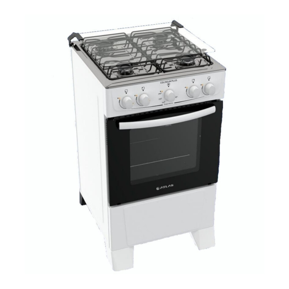 COCINA ATLAS 4H COLISEUM PLUS A GAS BLANCA Unica
