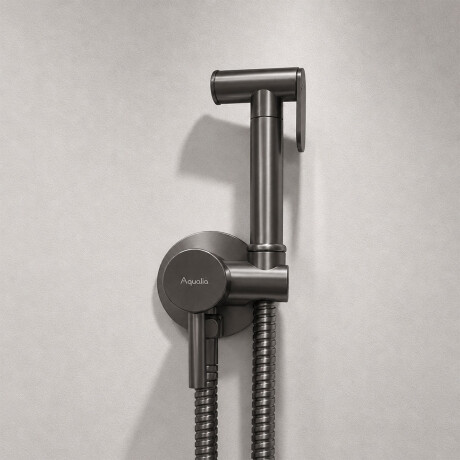GRIFERIA DUCHA HIGIENICA EMBUTIR GUN METAL - SIGNATURE GRAFITO-GUNMETAL