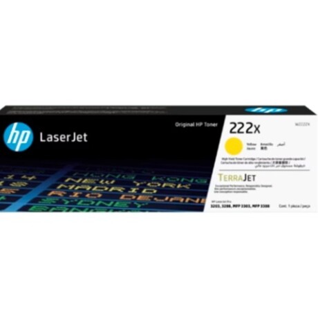 HP - 222X - Toner cartridge - Yellow - ORIGINAL LASERJET HP - 222X - Toner cartridge - Yellow - ORIGINAL LASERJET
