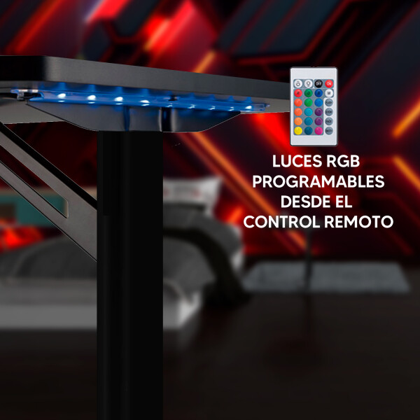 Escritorio Gamer Rgb Brateck Gmd03-1 ESCRITORIO GAMER BRATECK GMD03