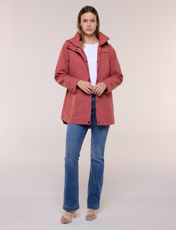 Campera Liviana Impermeable TERRACOTA