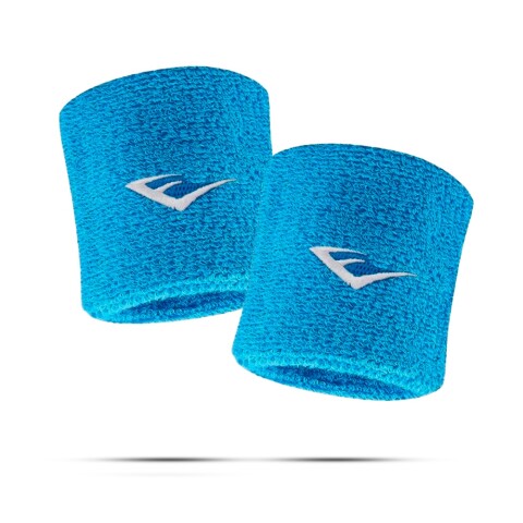 Muñequeras Deportivas Absorventes Everlast Cyan Celeste
