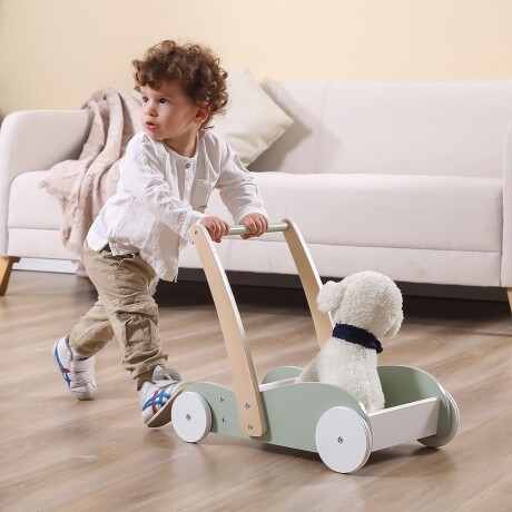 Caminador Infantil Polar B en Madera VERDE