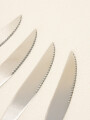Cuchillo Olivo Set 4 Un. Plateado Color Unico