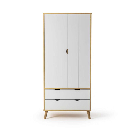 Ropero 2 Puertas 2 Cajones Linea Dubli­n Blanco